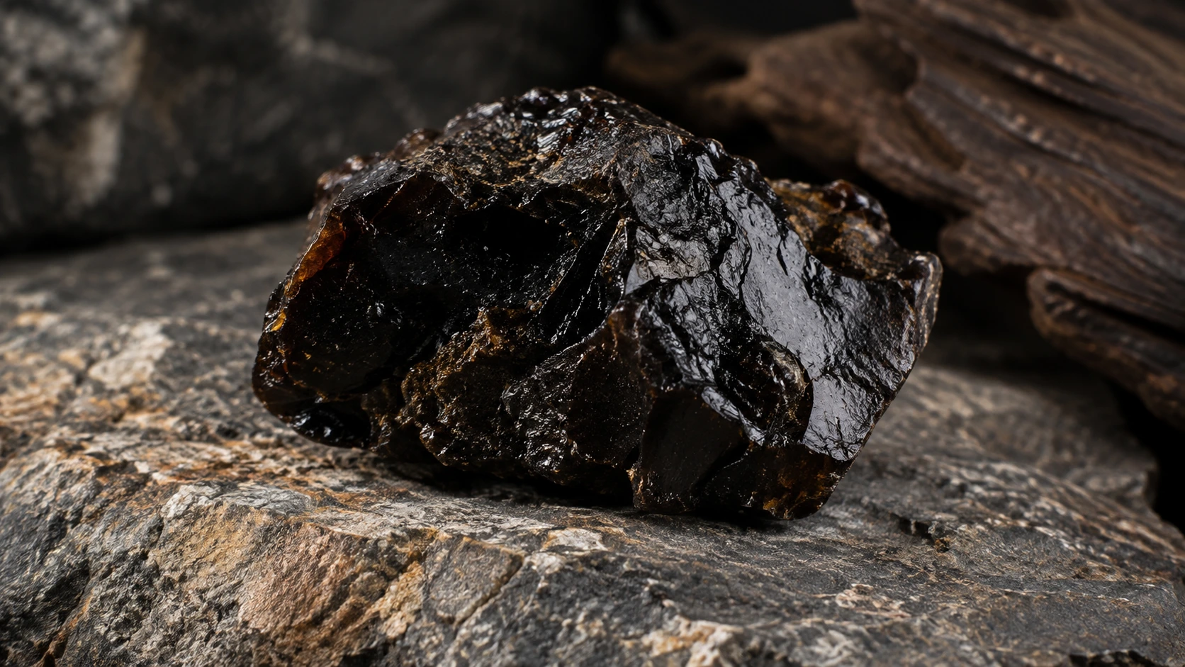 Résine de shilajit brute